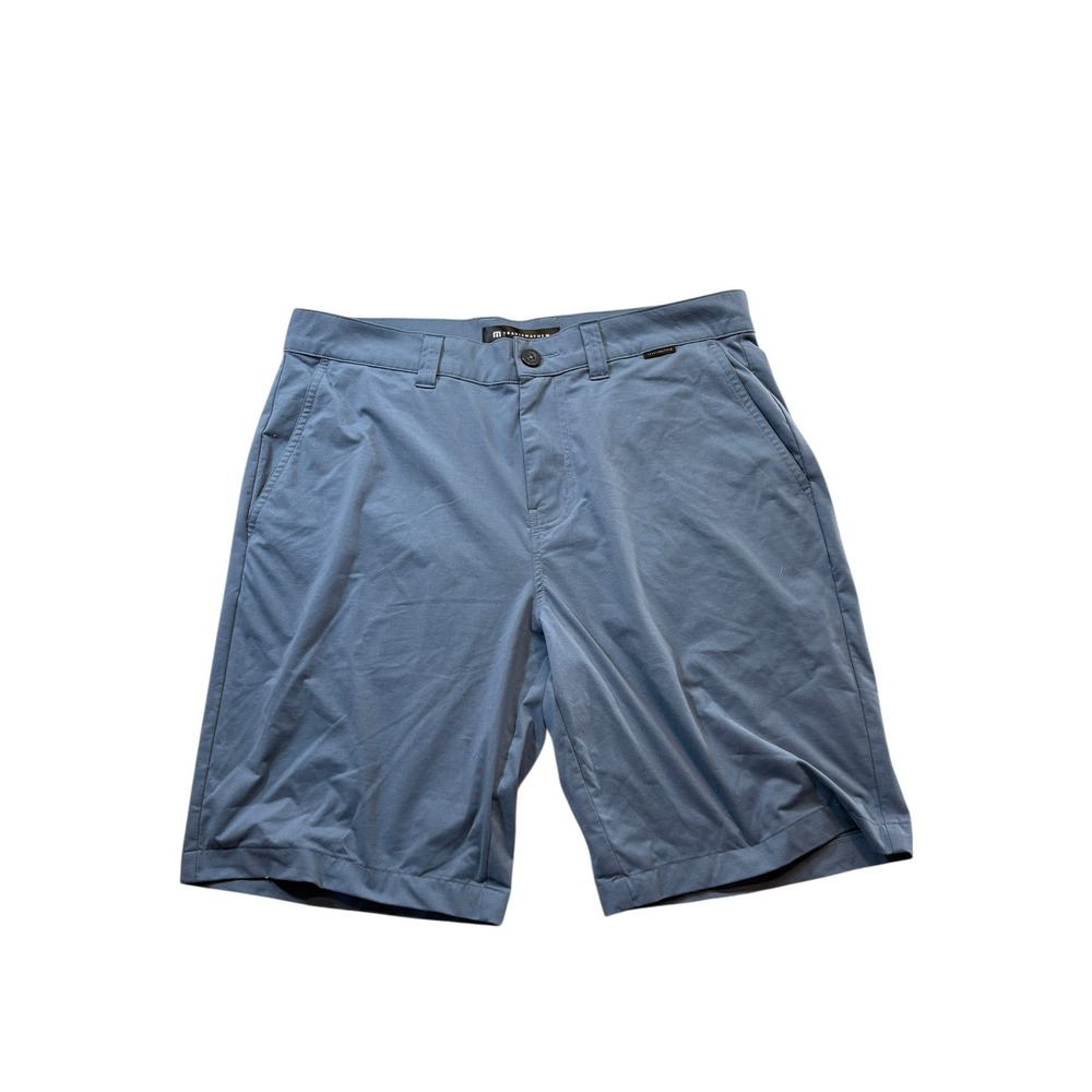 Travis Mathew Golf Shorts Men's 32 Blue Performance Stretch